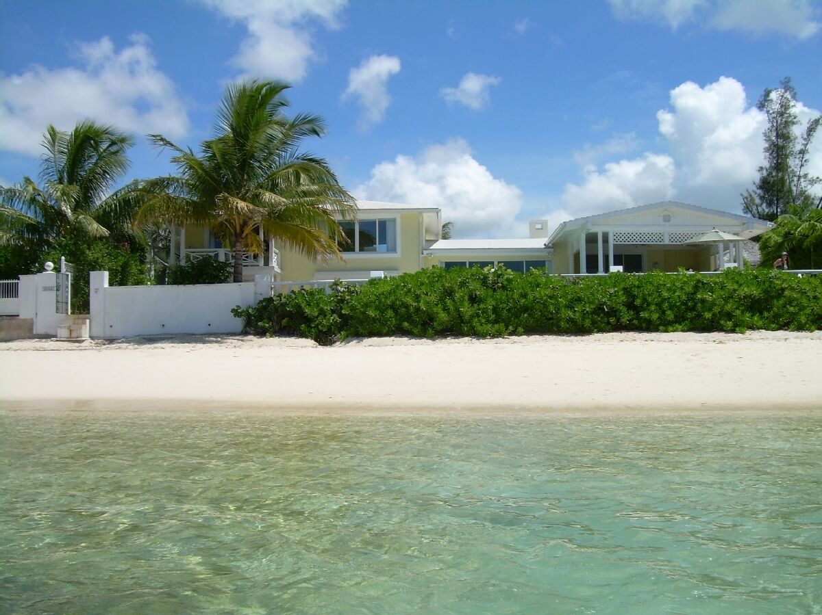 The house on Cable Beach, seen from the water.