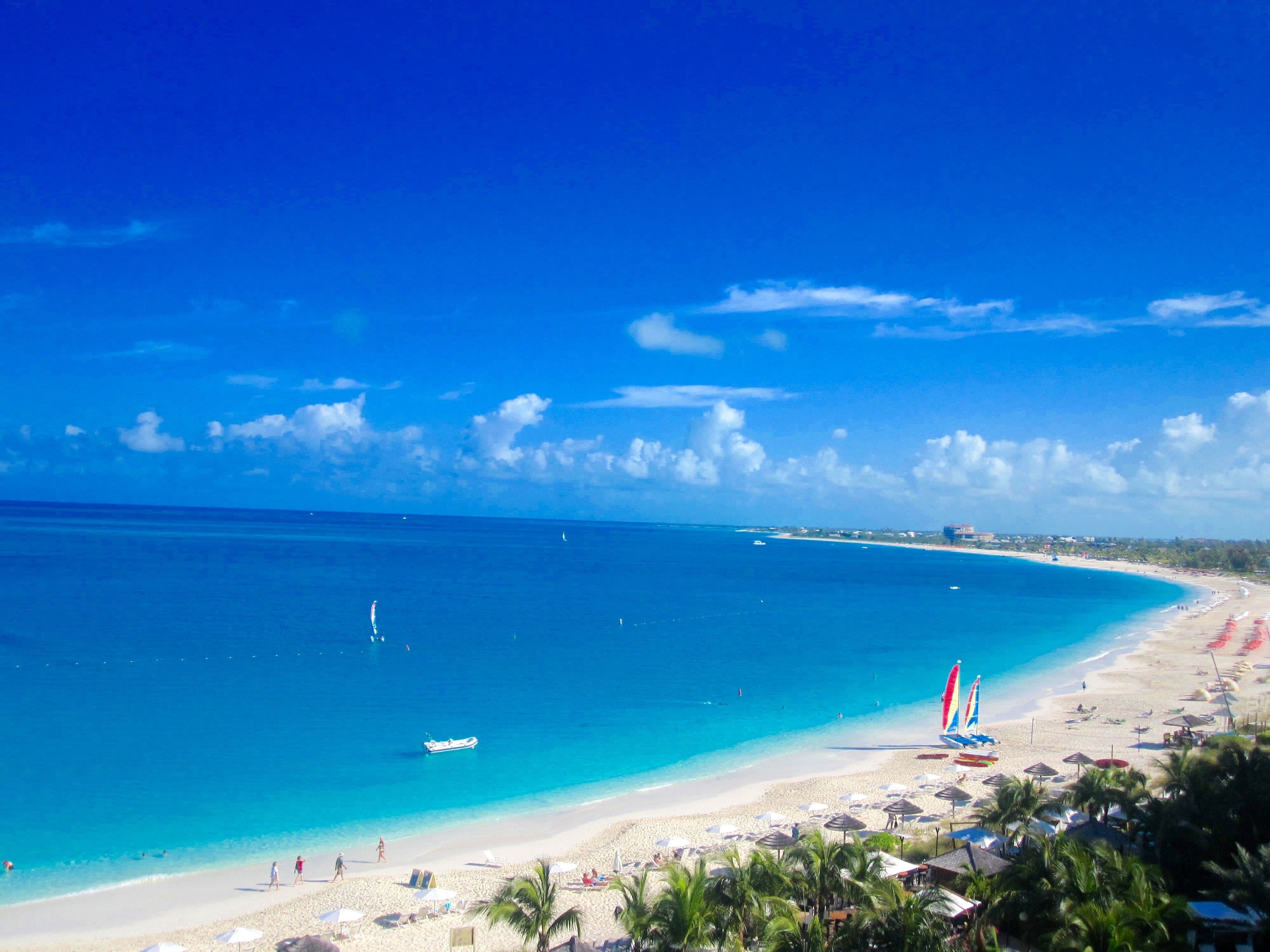 Grace Bay Beach, a short walk from the villa.